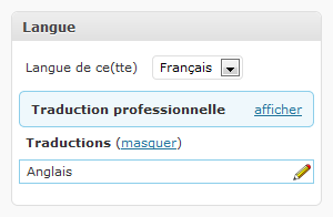 Wordpress multilingue