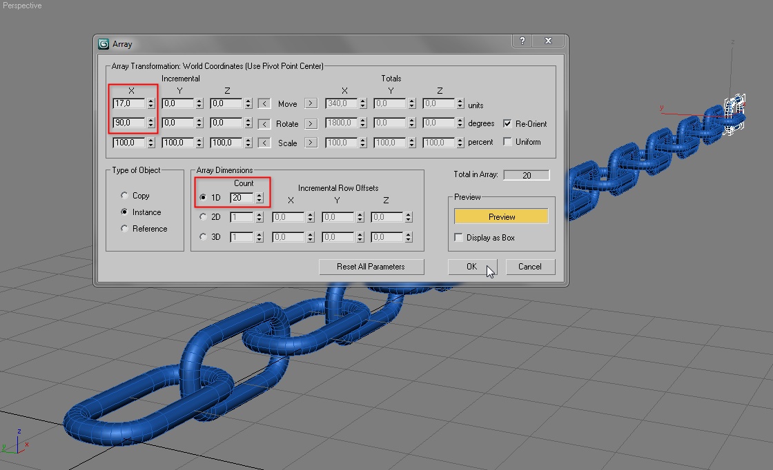 array tool 3ds max